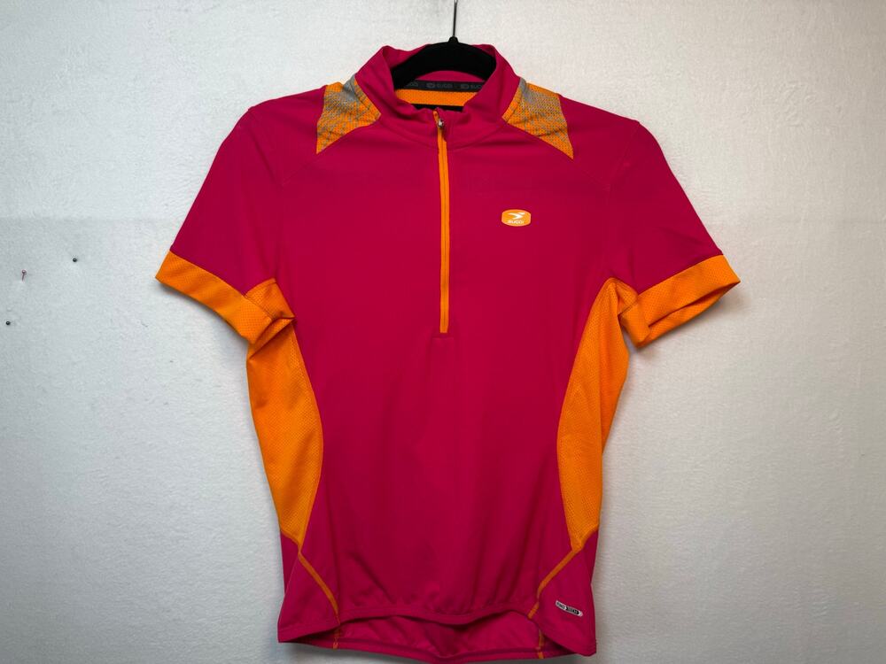 Sugoi Women's Neo Pro Cycling Jersey, Hot Pink/Orange, Size Small